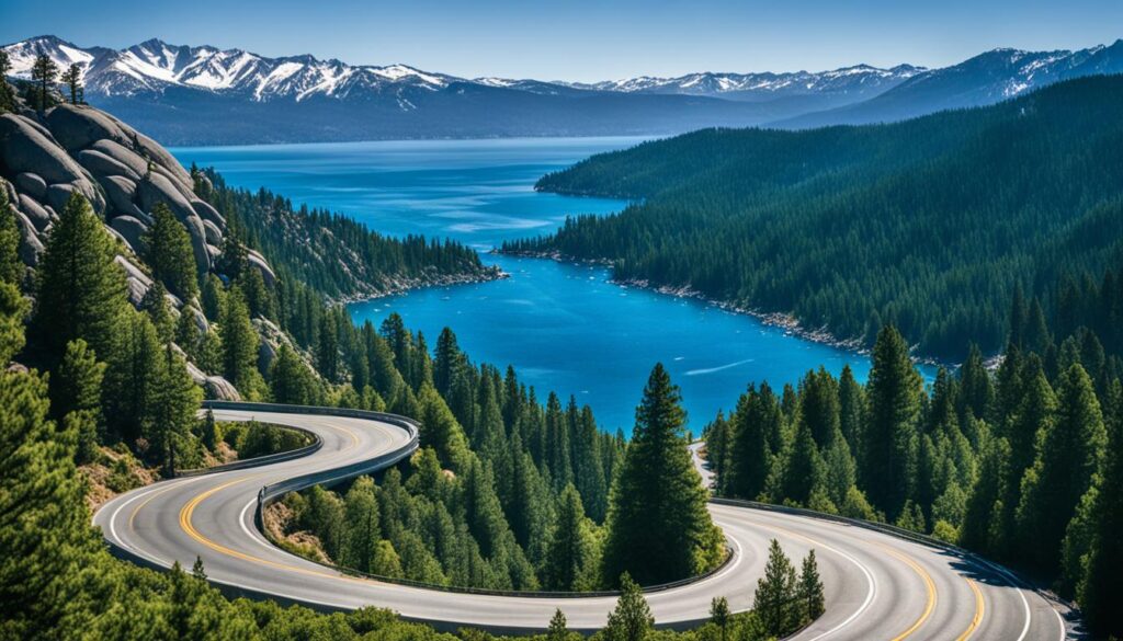 Lake Tahoe driving routes