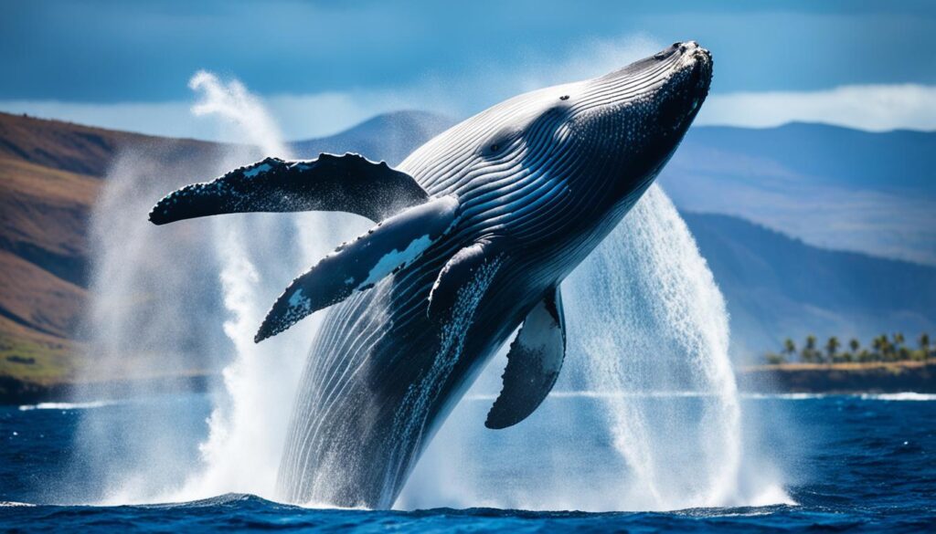 Maui humpback whale season
