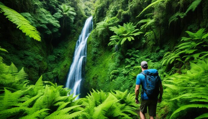 Molokai hiking hidden waterfalls