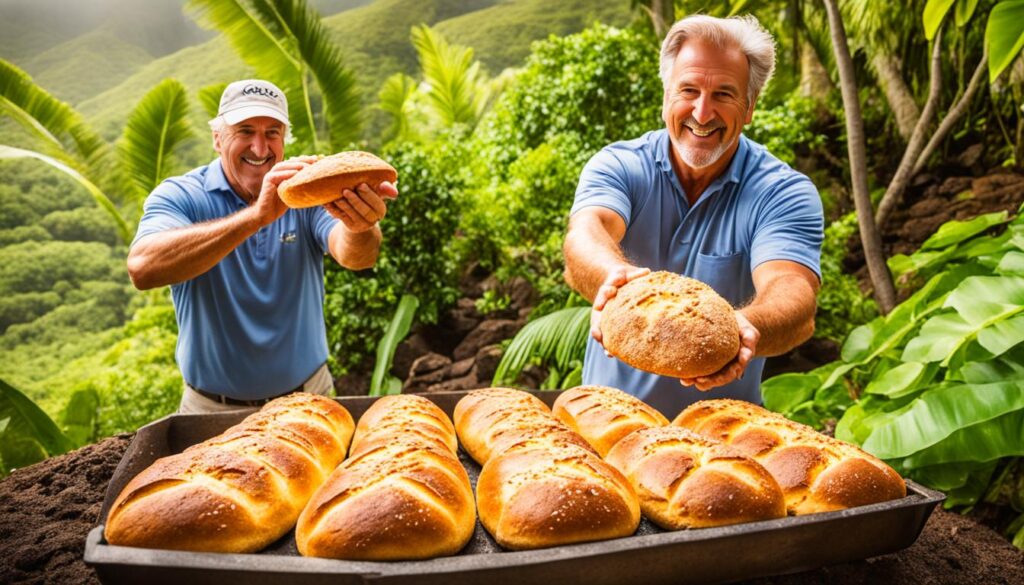 Molokai's famous hot bread