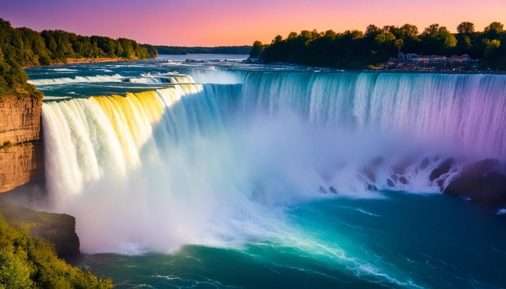 Niagara Falls at Dusk