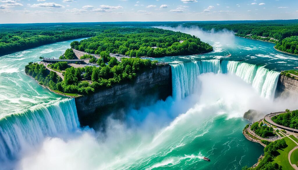 Niagara Falls bird's eye view