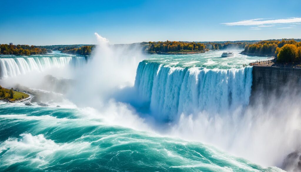 Niagara Falls during peak season