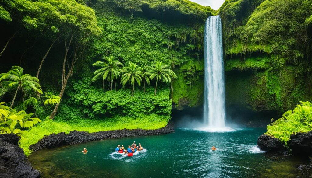 Remote swimming spots Hawaii