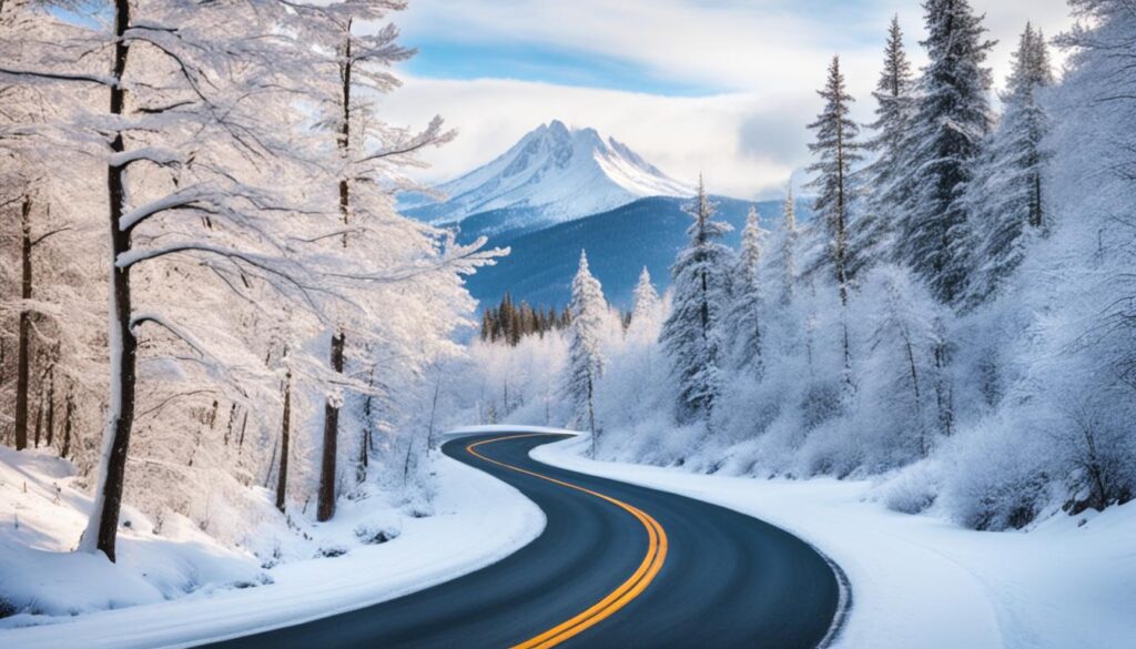 Scenic Winter Drive in Boulder