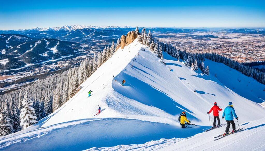 Skiing near Boulder