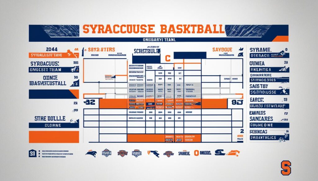 Syracuse Orange basketball schedule 2024