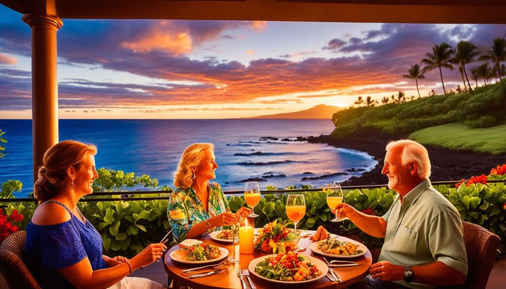 Top oceanfront dining Maui