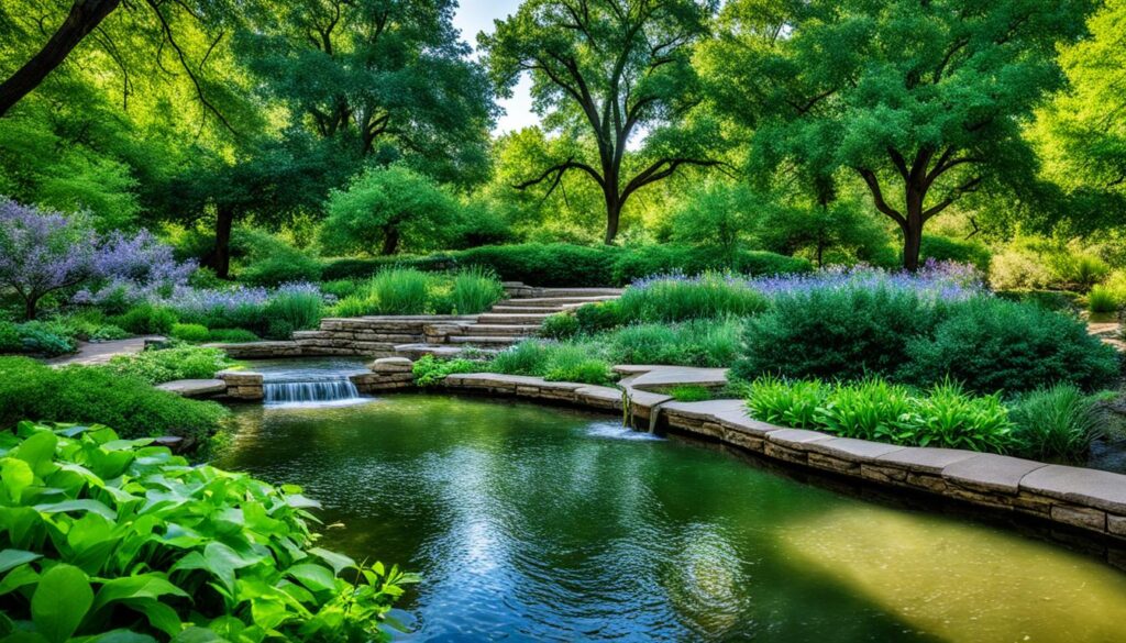 Tranquility and Serenity at the Fort Worth Botanic Garden