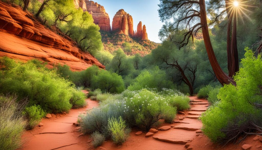 Undiscovered hiking paths in Sedona