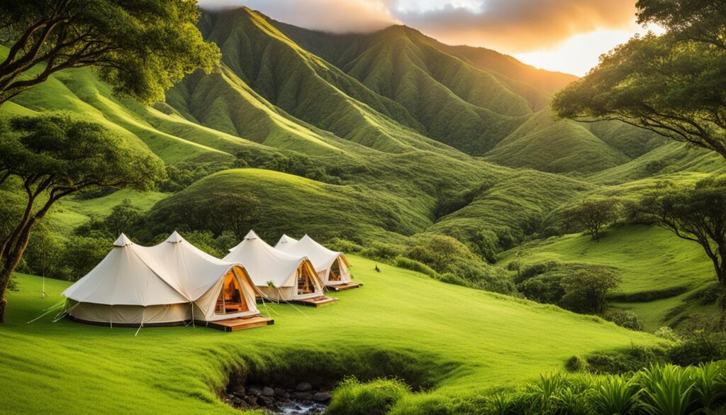 Unique Glamping Destinations in Upcountry Maui