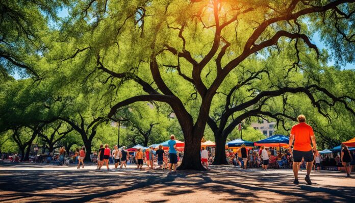 What are the weather conditions like in Austin during summer?