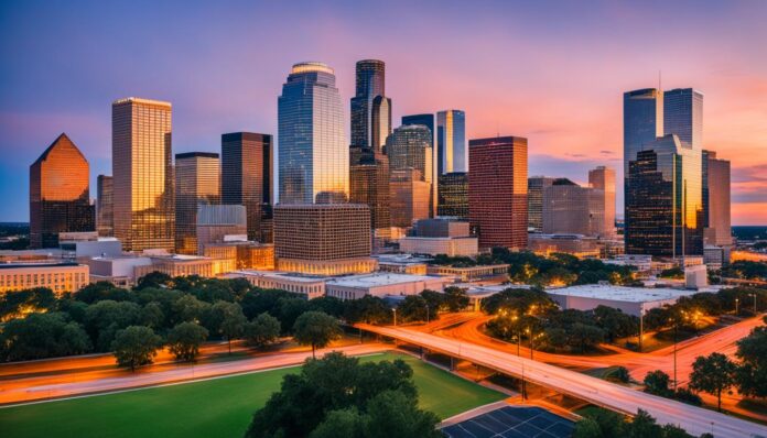 Which are the least busy times to visit Houston?