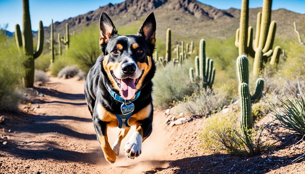 best dog hikes in Saguaro National Park