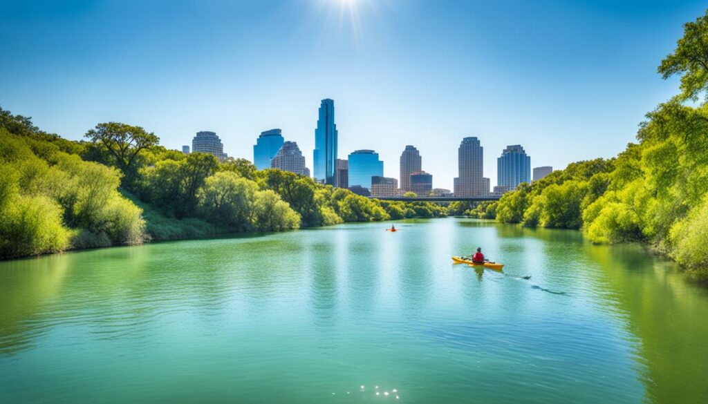 best kayaking spots in Austin