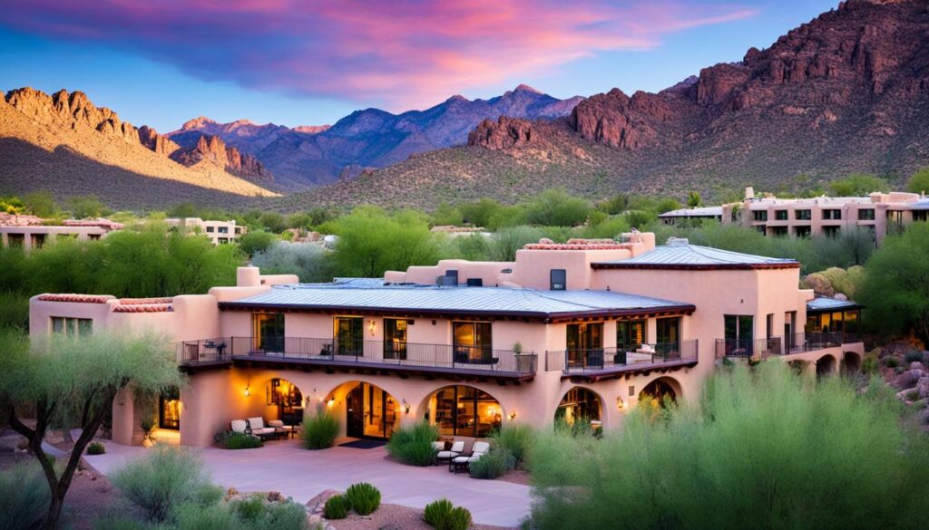 boutique hotels with mountain views Tucson