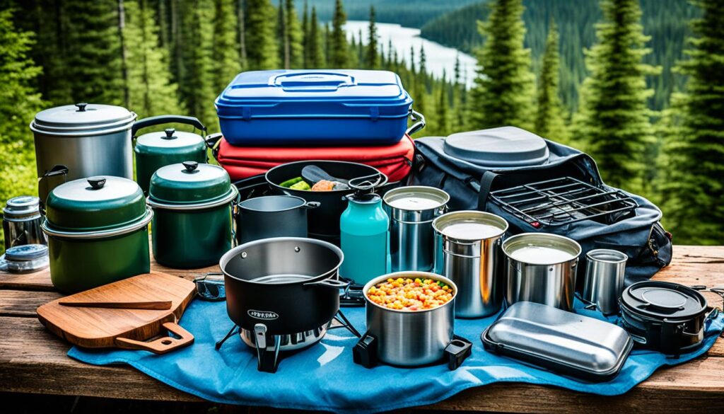 camp cooking equipment