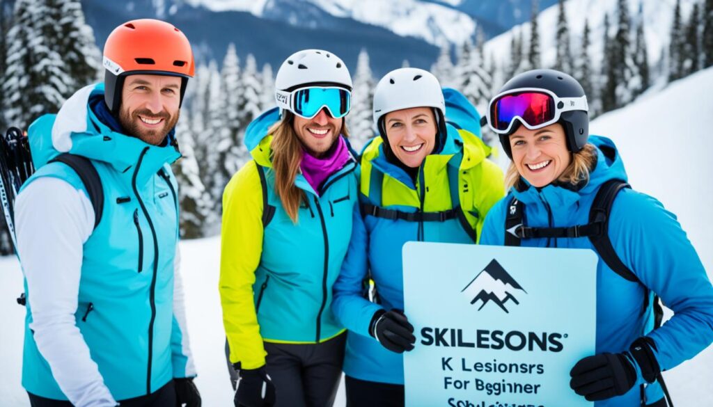 choosing ski lessons for beginners