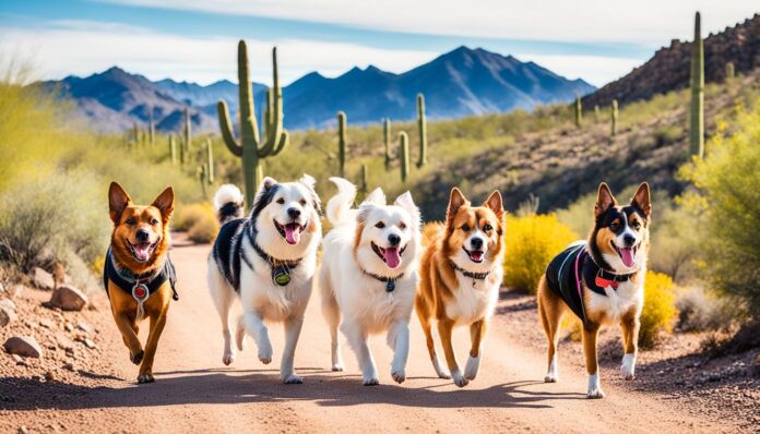 dog-friendly hikes in Saguaro National Park