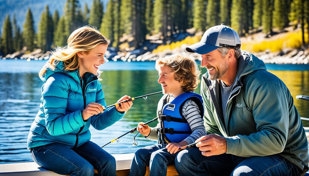 family-friendly fishing on Lake Tahoe