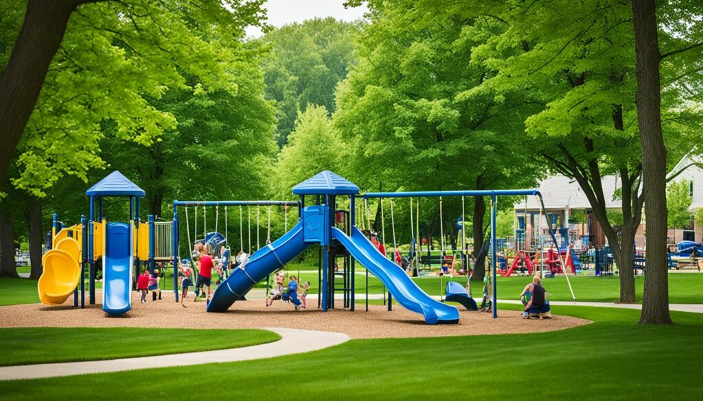 family-friendly playground in Urbana