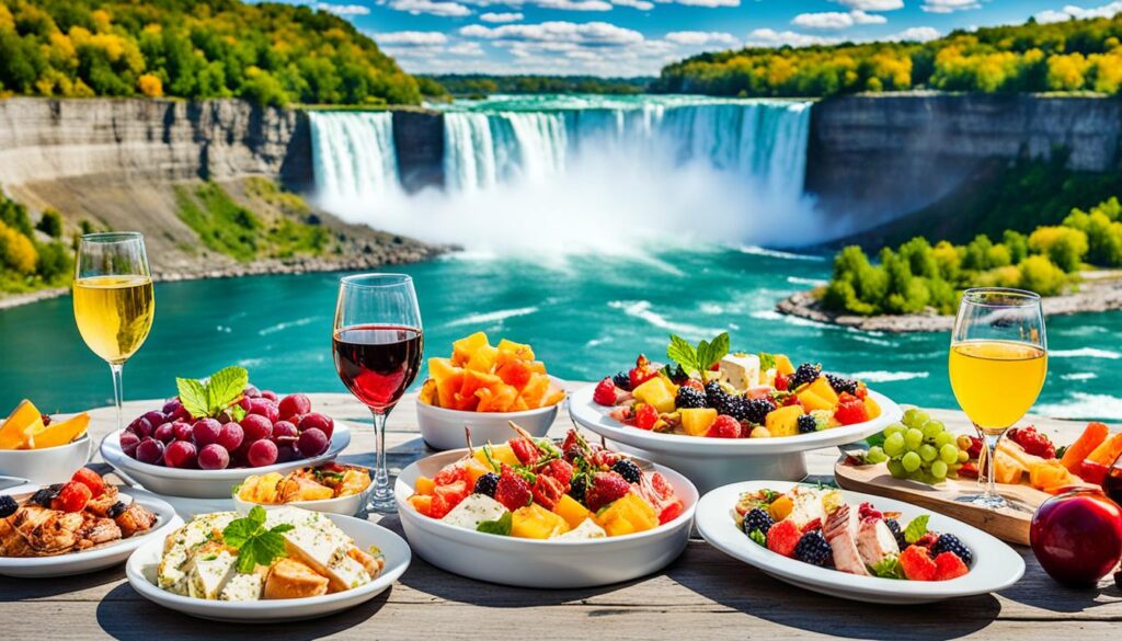 food and wine in Niagara Falls