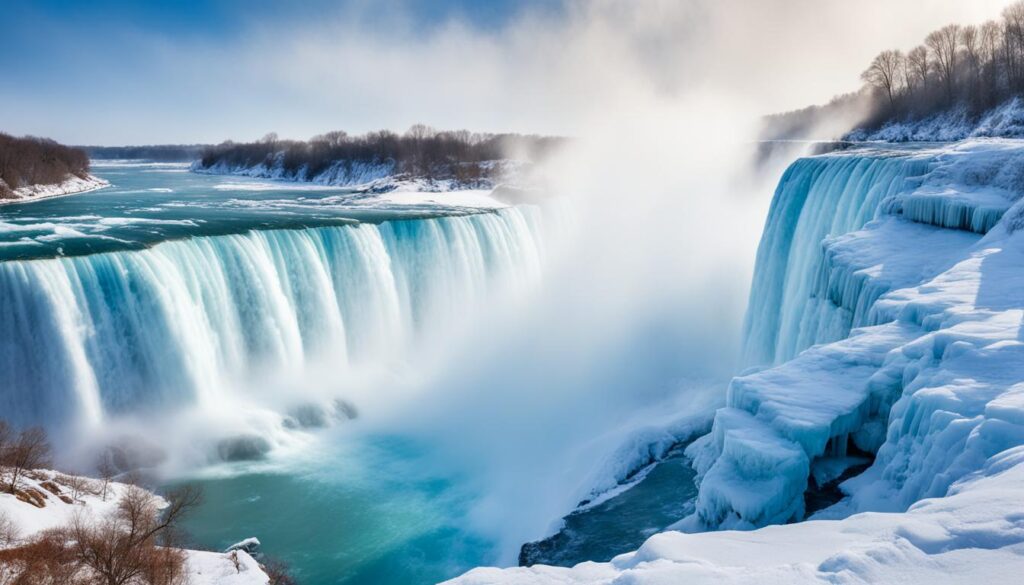 freezing of Niagara Falls