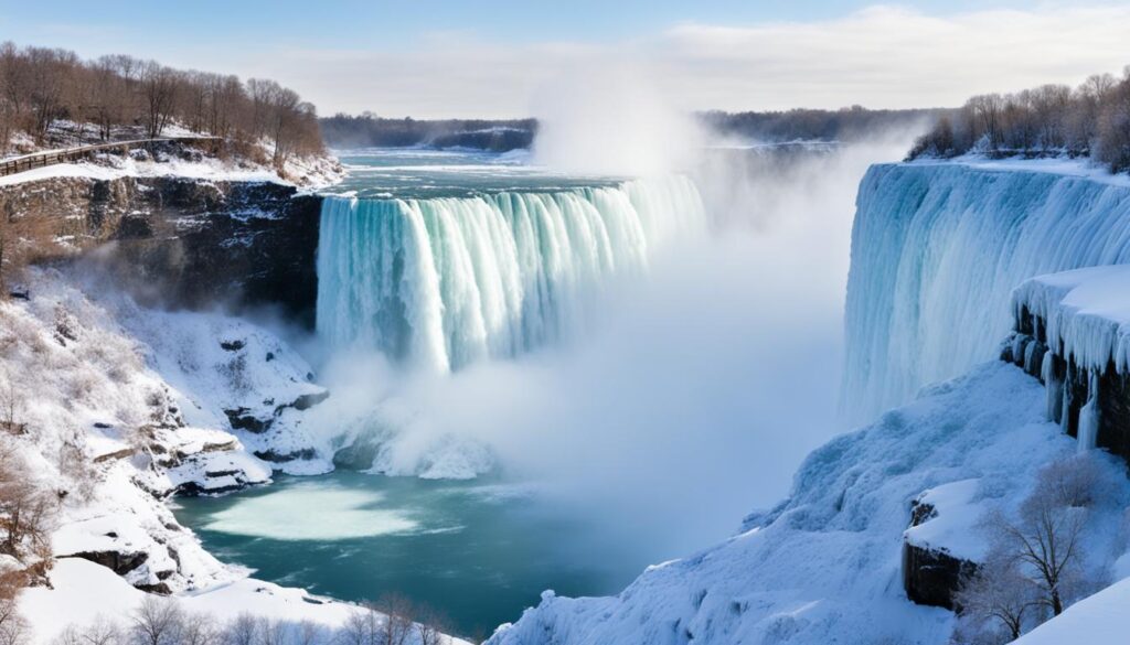 frozen Niagara Falls
