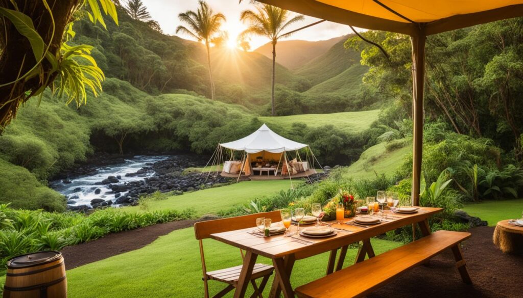 glamping retreats in Upcountry Maui