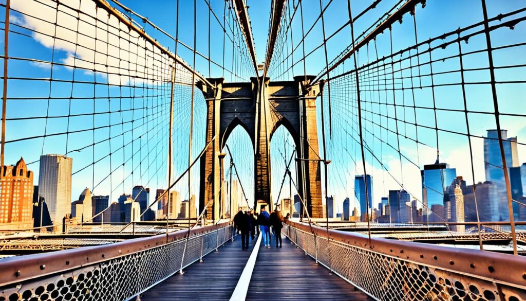 guided Brooklyn Bridge history tour