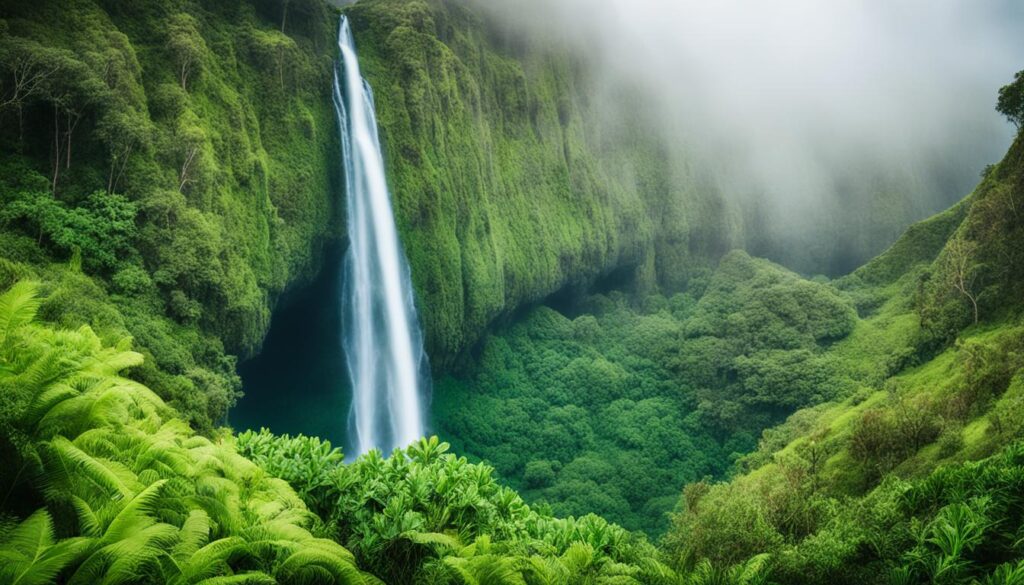 hidden waterfalls Kauai