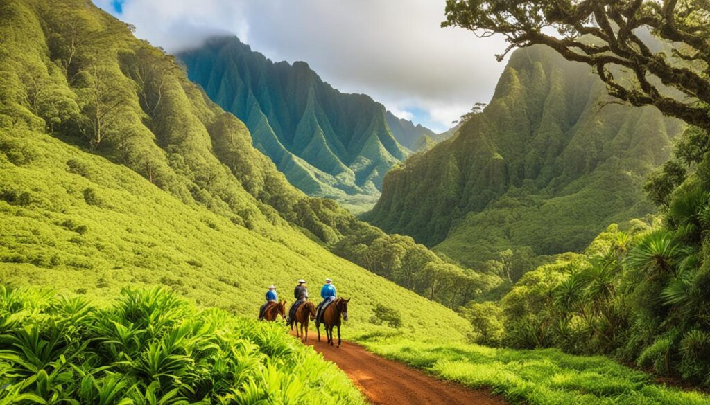 horseback riding excursions Kauai