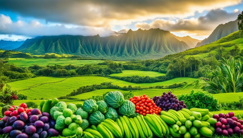 locally grown produce Kauai
