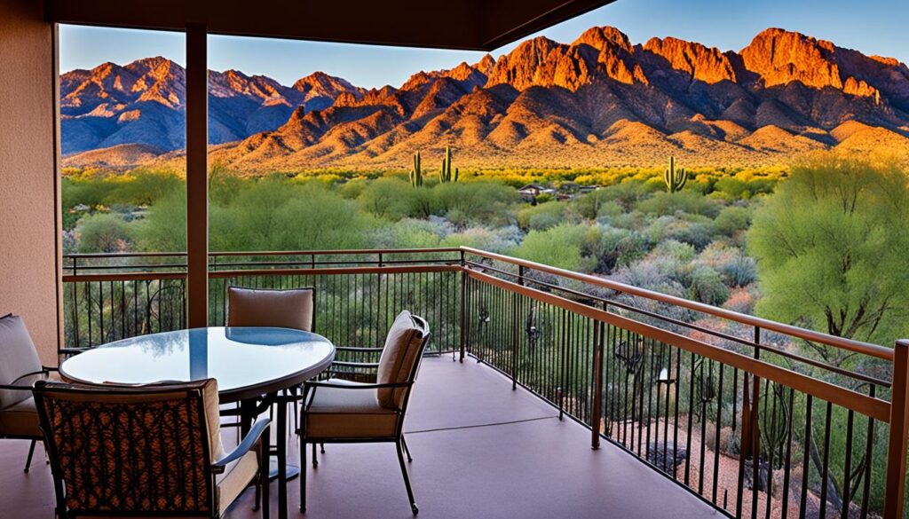 lodges with mountain views in Tucson