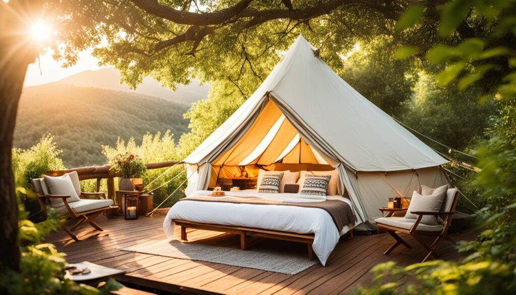 luxurious camping experiences