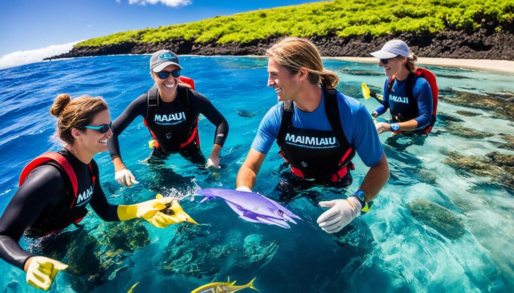 marine conservation volunteer programs in Maui
