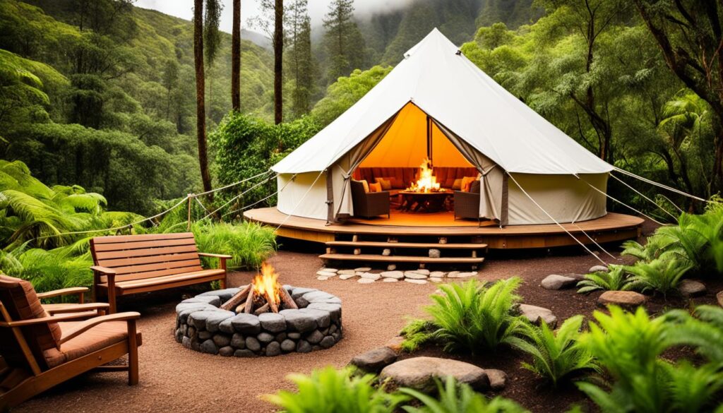 outdoor accommodations in Maui