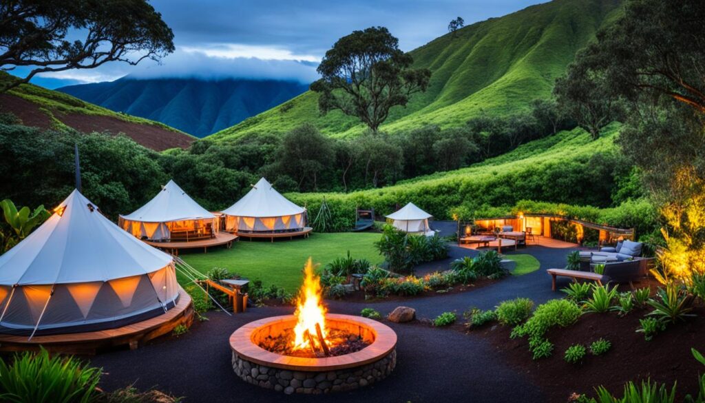 outdoor accommodations in Maui