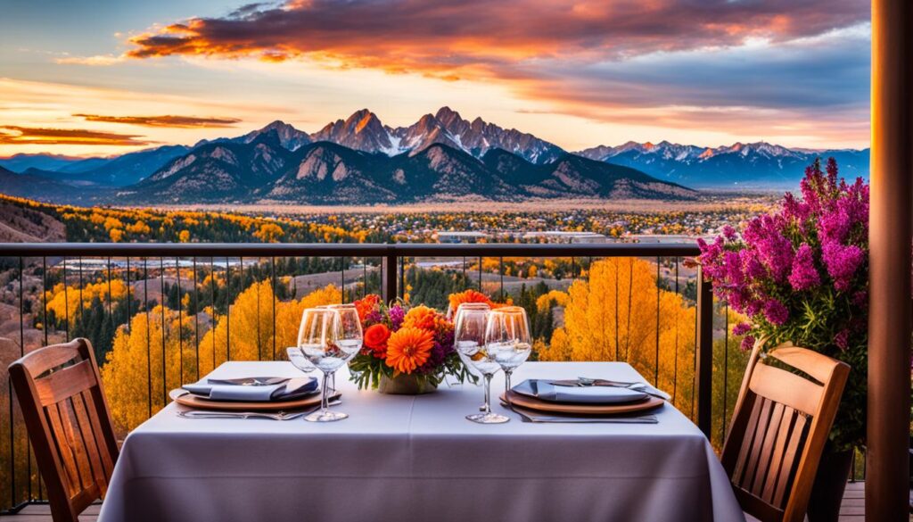 outdoor dining in Boulder