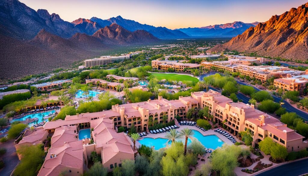 resorts with mountain views in Tucson