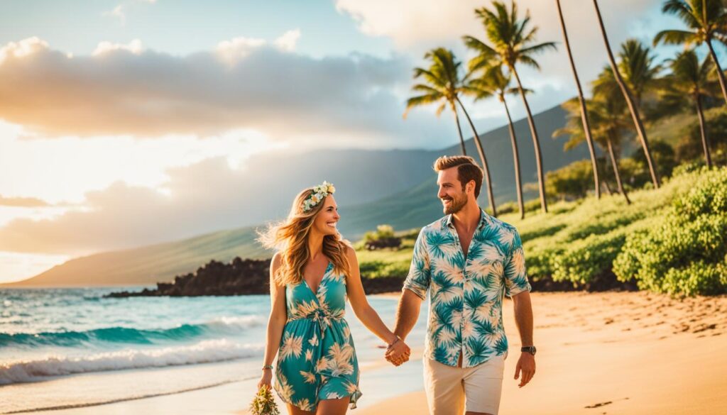 romantic honeymoon in Maui