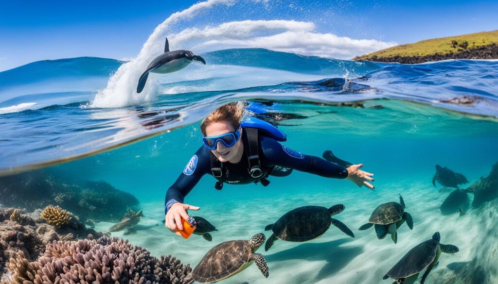 volunteer work in Maui with marine animals