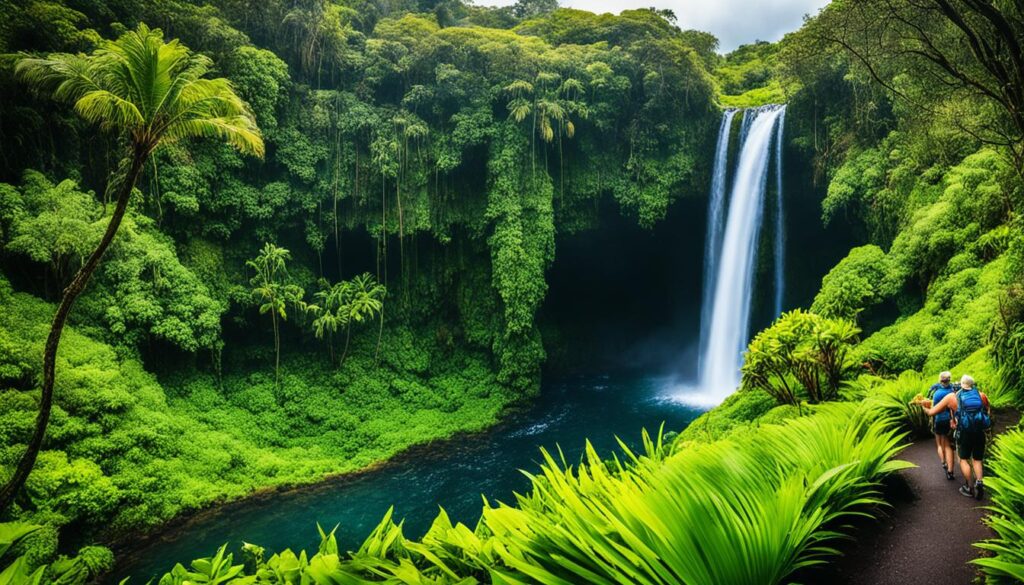 waterfall hikes Big Island