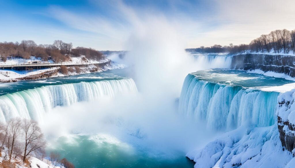 winter at Niagara Falls