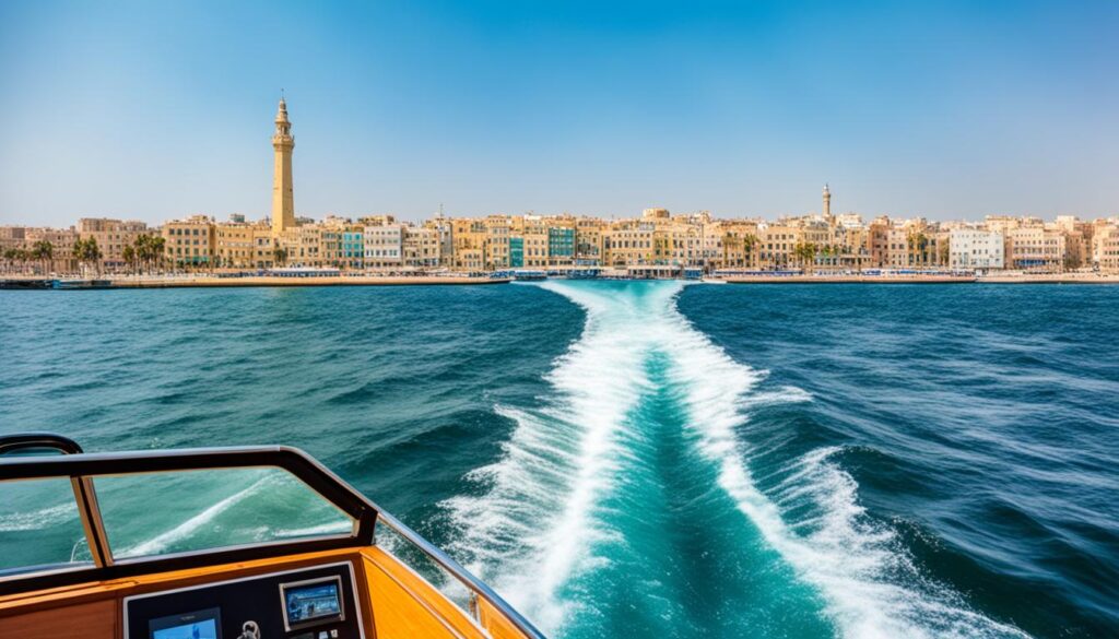 Alexandria water taxi excursions