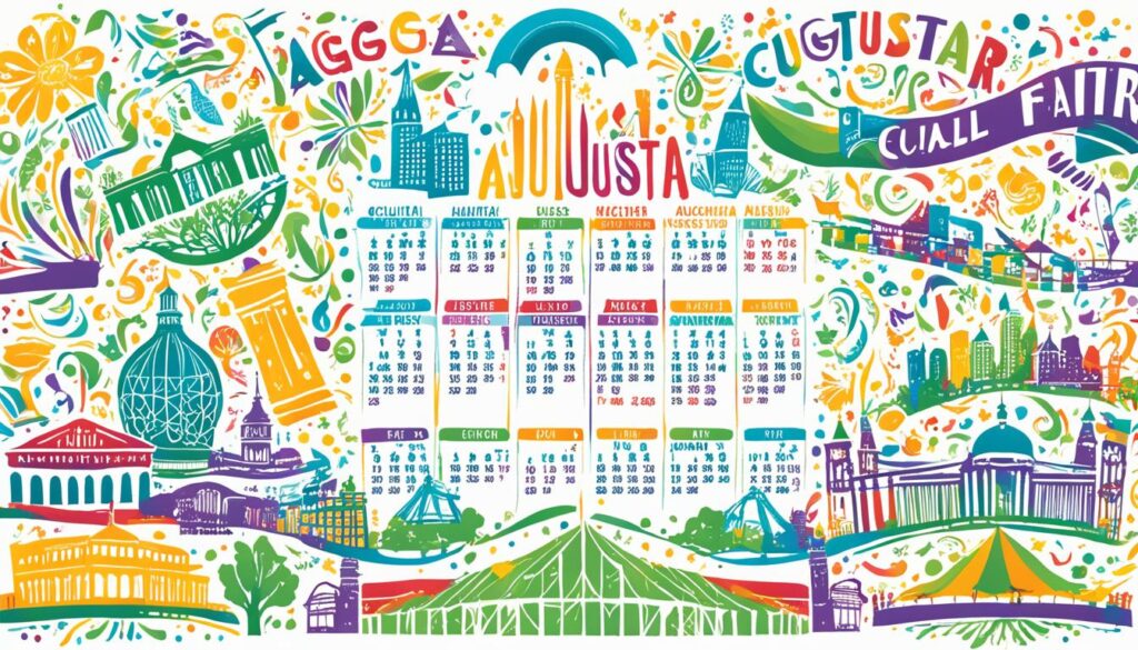Augusta Event Calendar Image