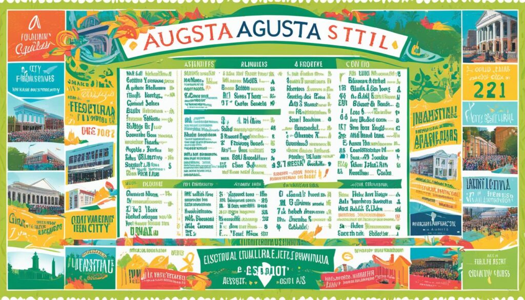 Augusta festival schedule