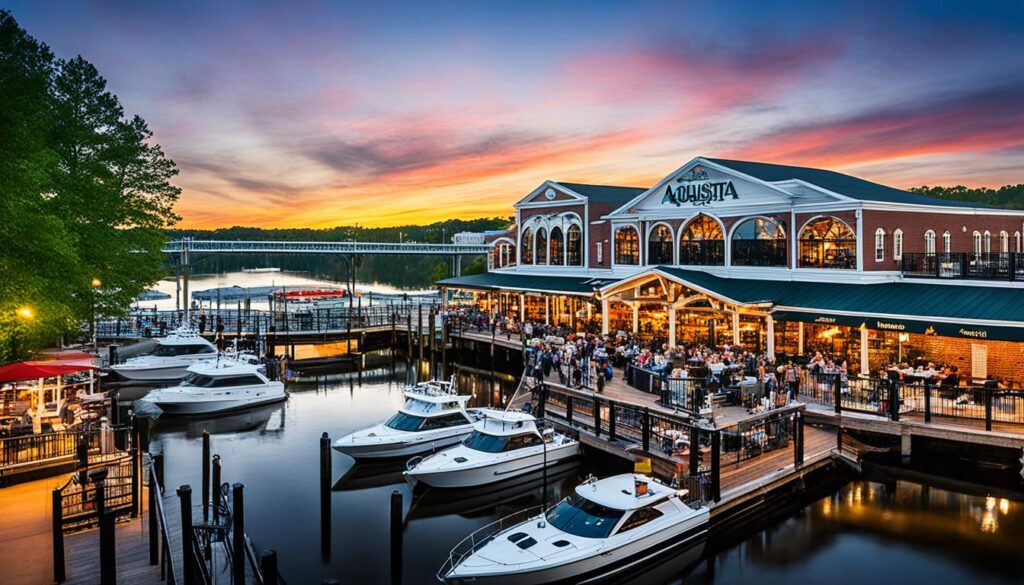 Augusta riverfront dining