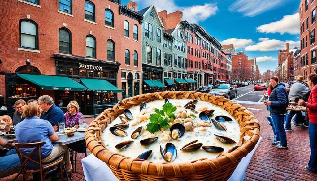 Best seafood restaurants and clam chowder in Boston