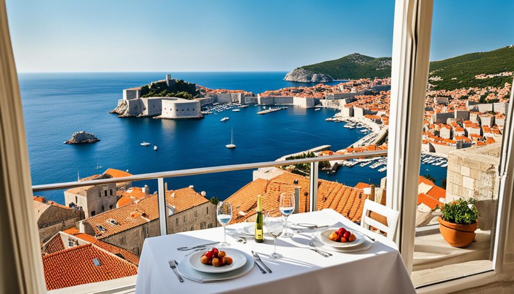 Booking a room with a view in Dubrovnik